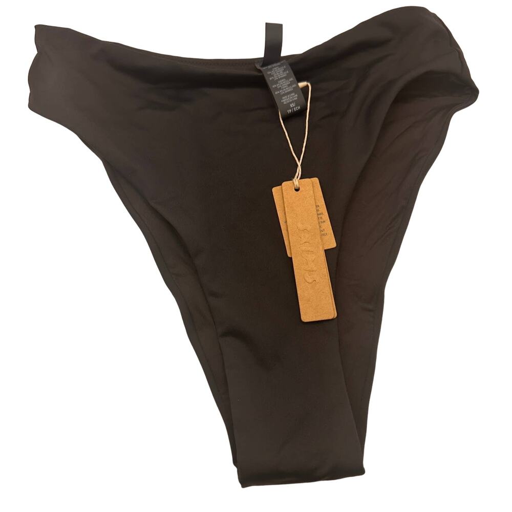 Skims Recycled Signature Swim Mid Waist Bottoms New with tags Size X-Large